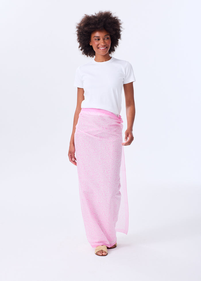 The Cotton Wrap / Pareo - Brush Strokes