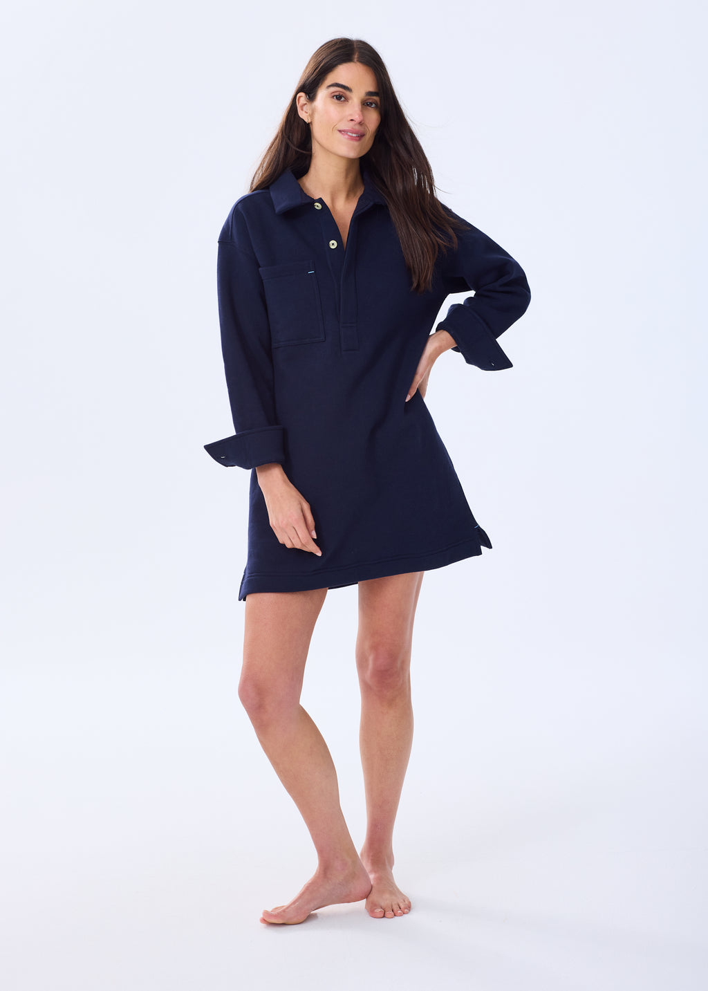 blue sweatshirt dress The Rugby Navy / L summer wedding guest 29% Polyester color:Black/White/Light Grey/Grey 4 Pairs Dress Socks LBD | Little Black