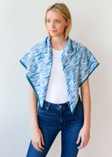 Watercolor Waves Scarf - Discontinued Style