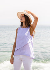 The Linen Overlay Top - Discontinued Style