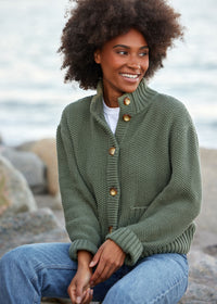 The Cotton Sweater Jacket