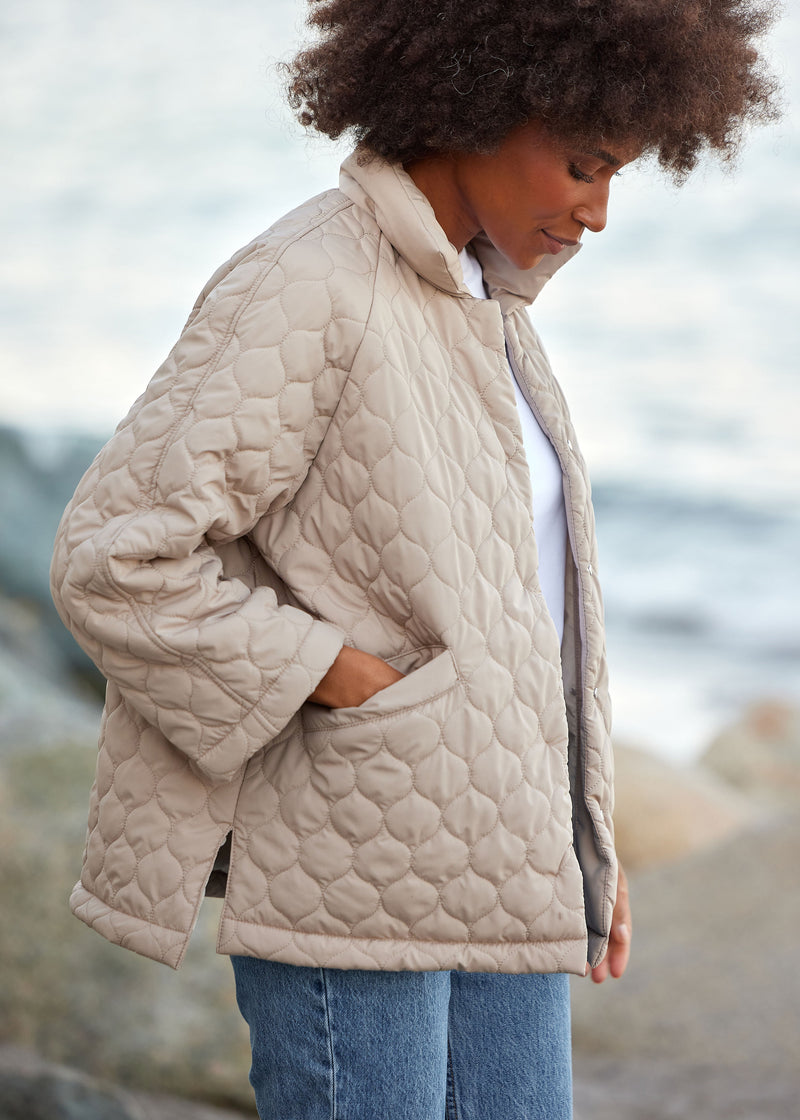 The Quilted Car Coat