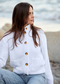 The Cotton Sweater Jacket