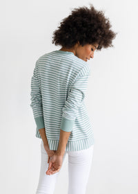 The Crewneck Sweatshirt - Striped - Discontinued Color