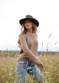 The Alpaca-Cotton Crewneck Sweater