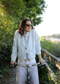 The Cotton Sweater Jacket