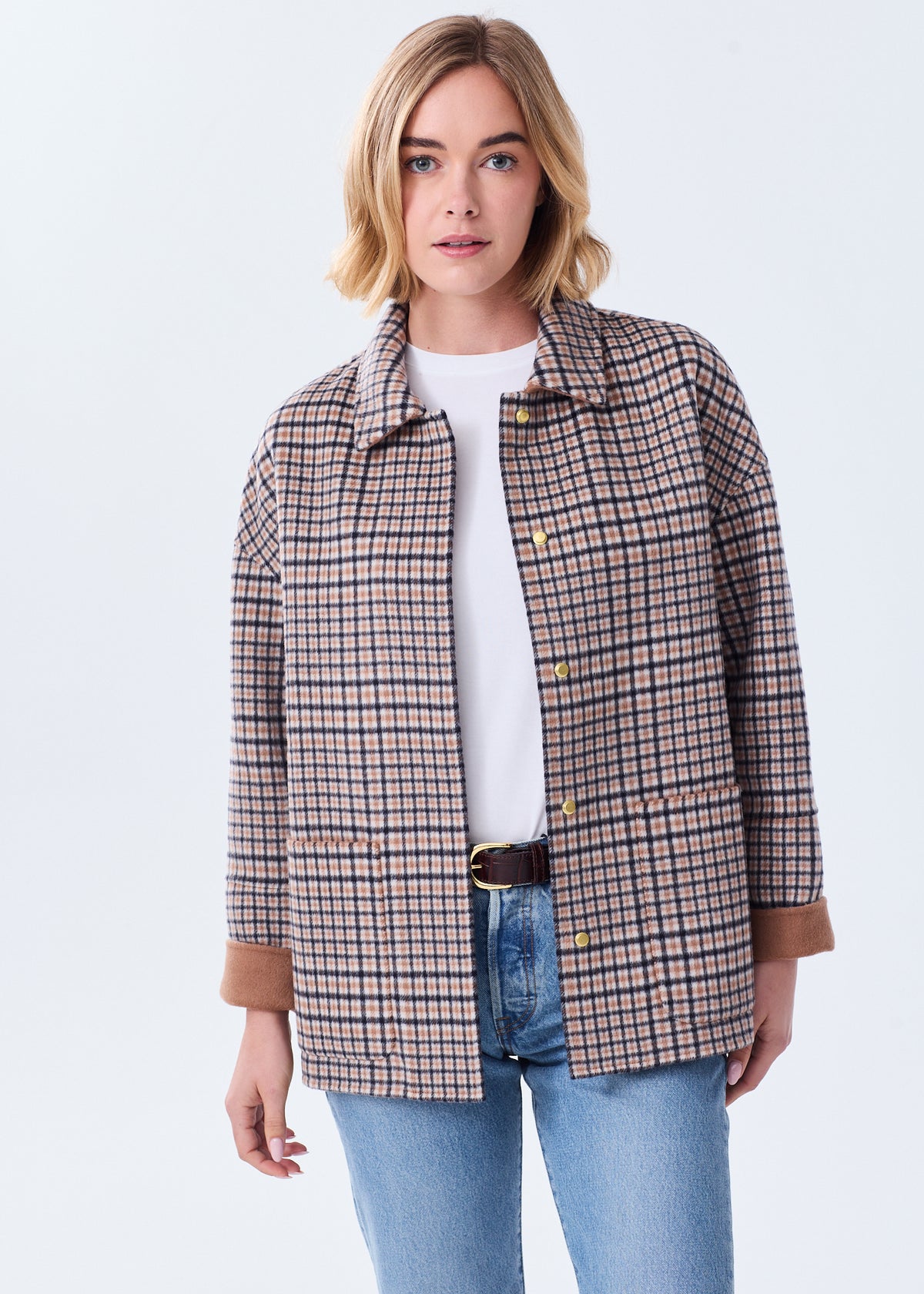 The Plaid Car Coat