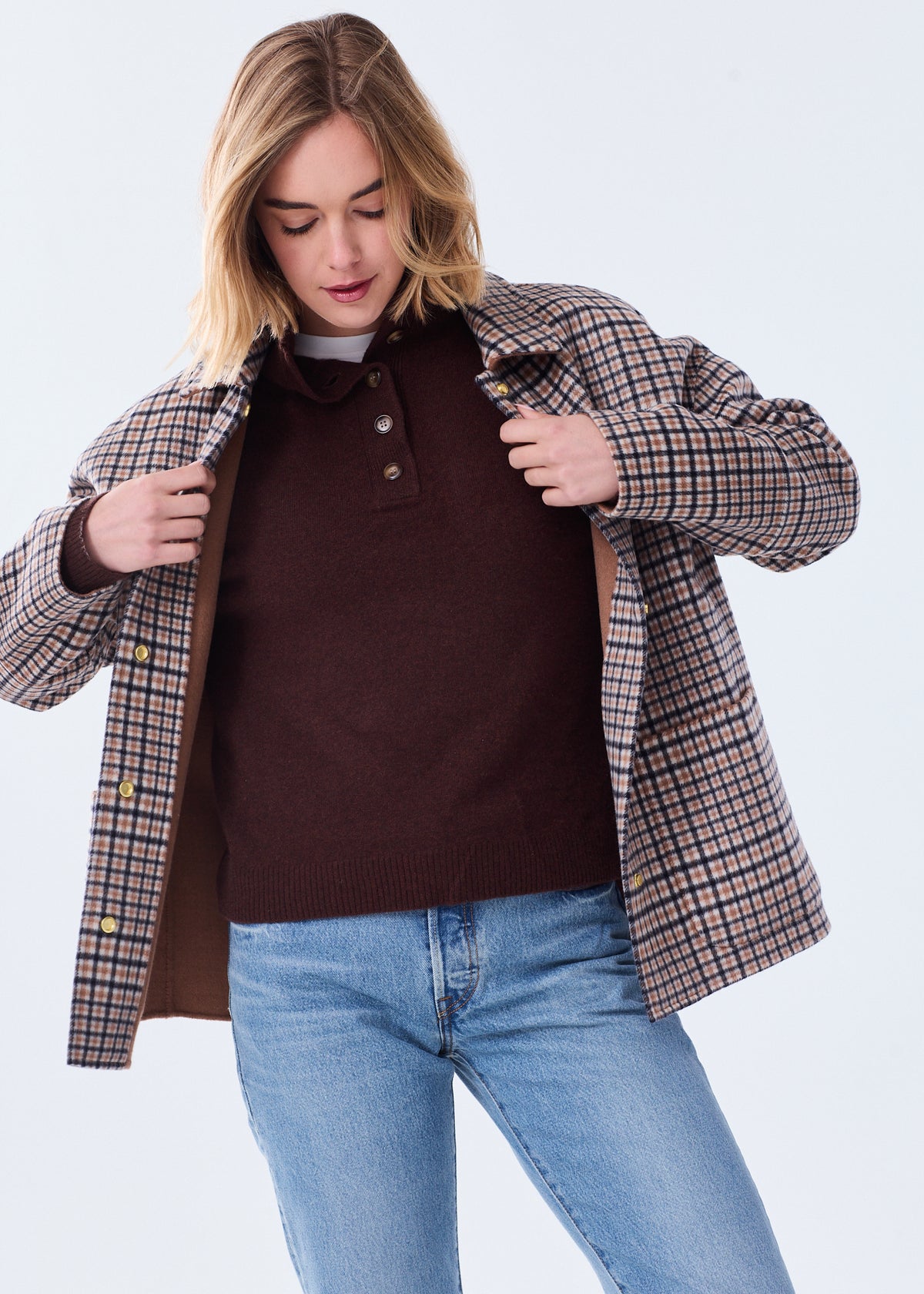 The Plaid Car Coat