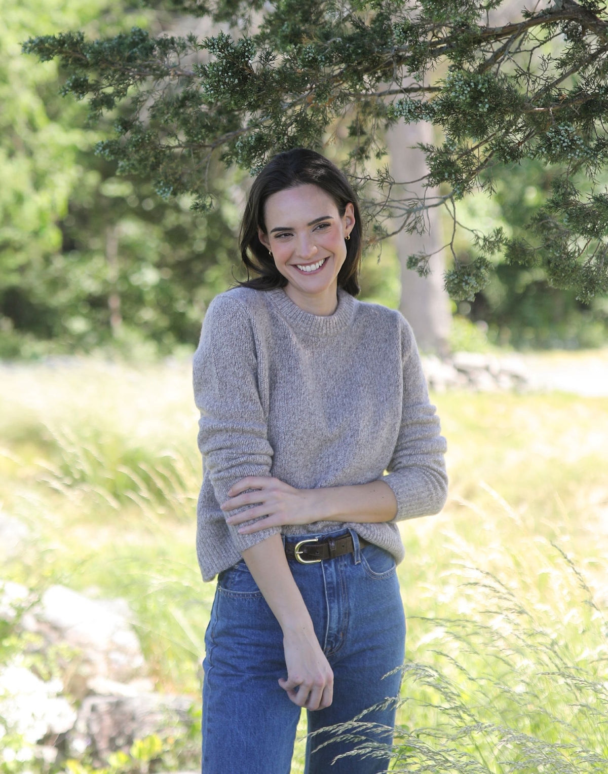 The Cashmere Silk Crewneck