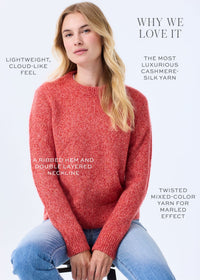 The Cashmere Silk Crewneck