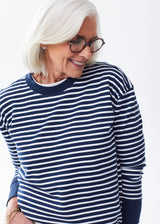 The Crewneck Sweatshirt - Striped - Discontinued Color