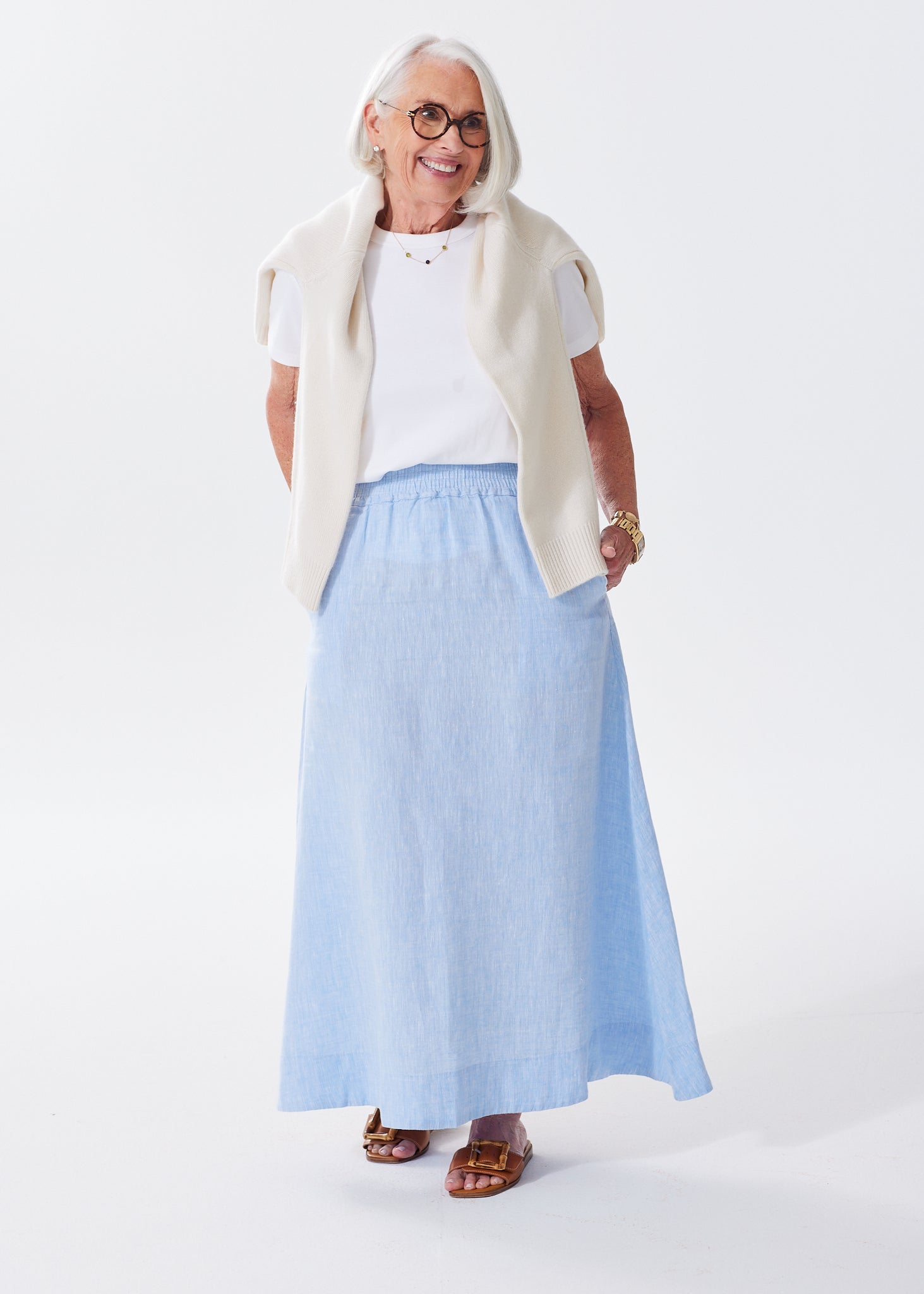 The Linen Maxi Skirt - Discontinued Color – Alice Walk