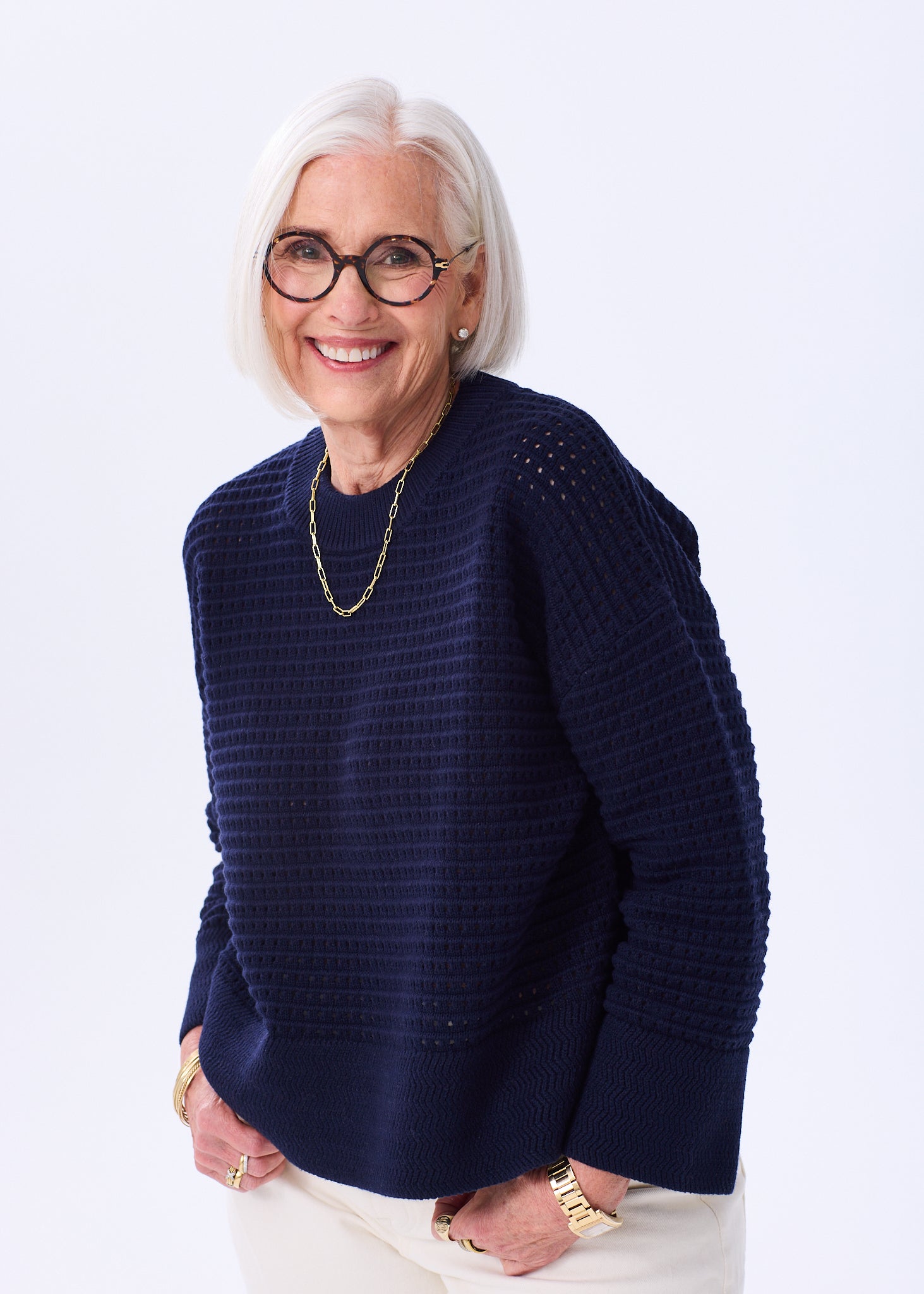 The Cotton Crochet Crewneck Pullover – Alice Walk