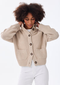 The Cotton Sweater Jacket