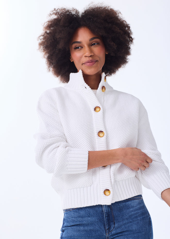 The Cotton Sweater Jacket