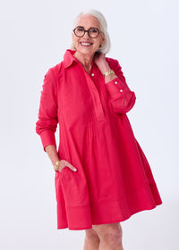 The Pintuck Shirt Dress