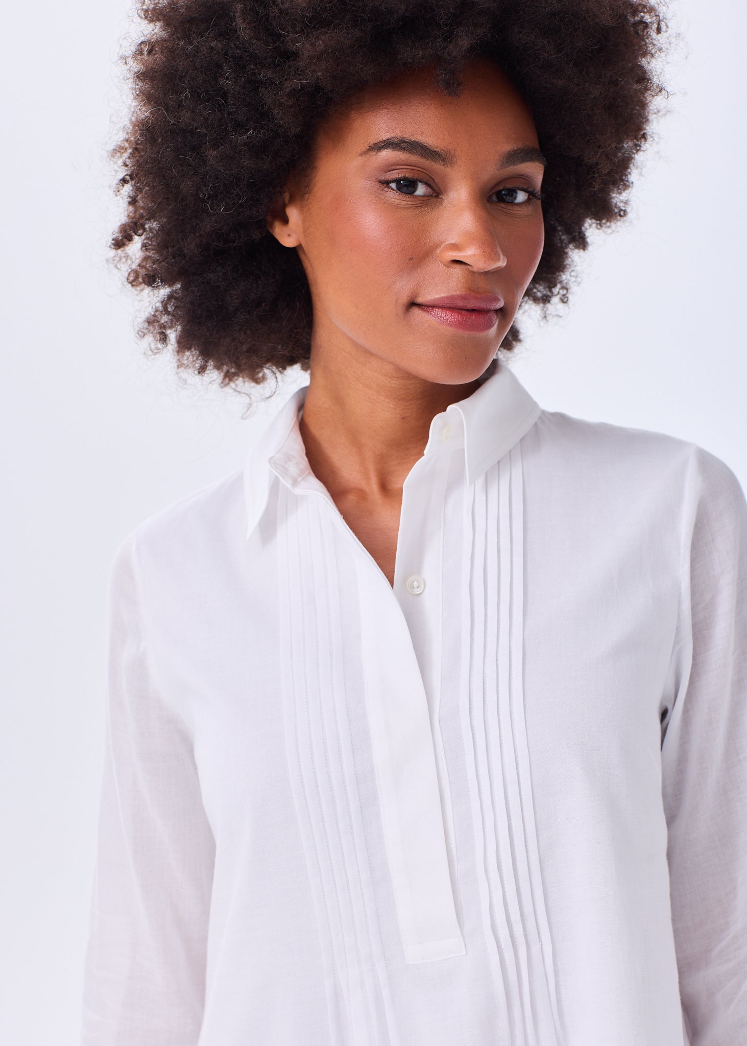 The Pintuck Organza Cotton Shirtdress – Alice Walk