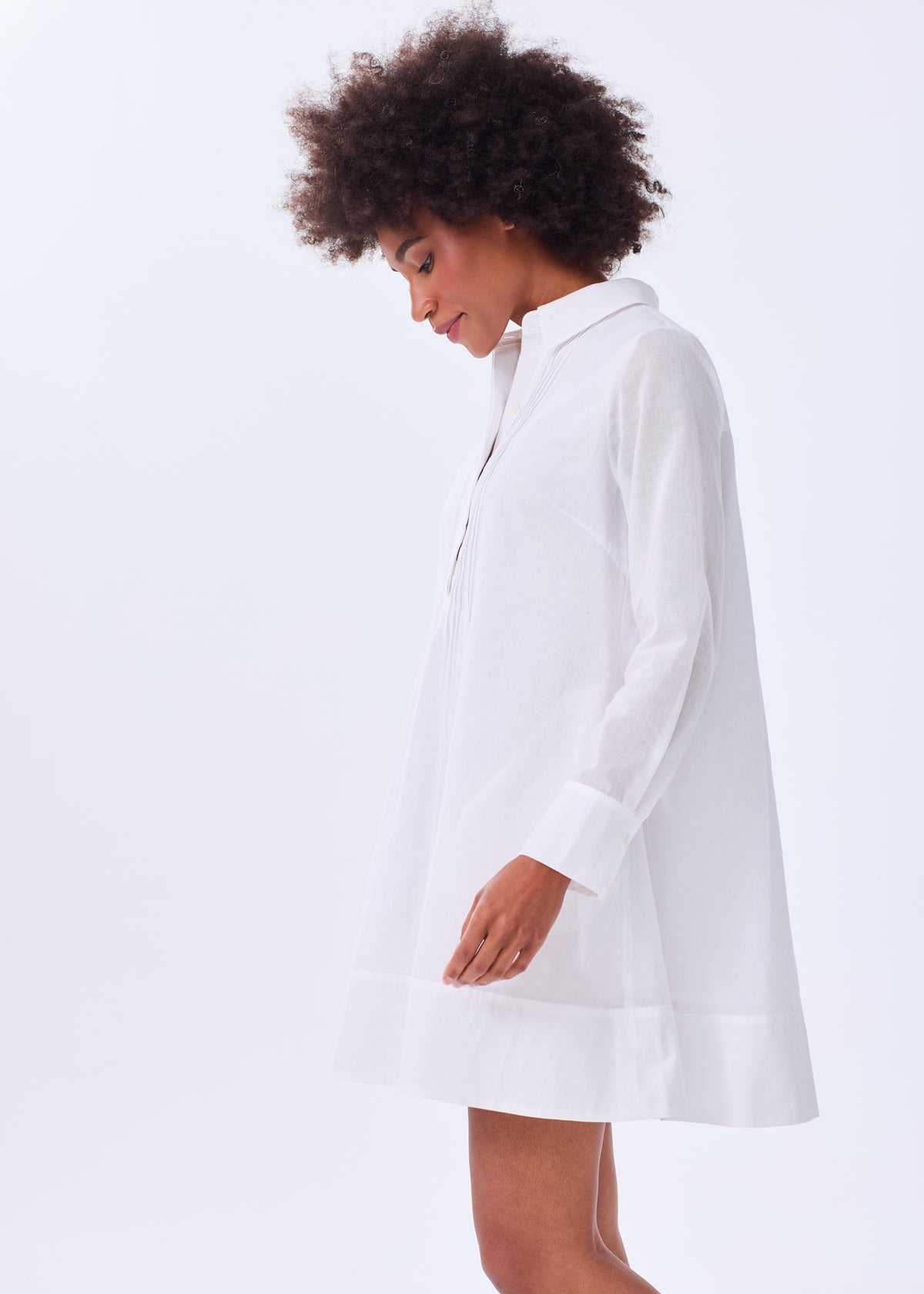 white organza shirt dress Organza Midi Shirt Dress Set: Pearly Sheer Overlay and Short Slip Dress. Plus Size, Button Front, Belted Waist, Long Sleeves