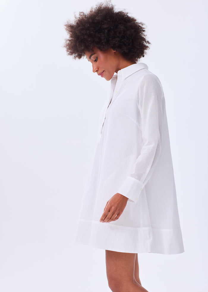 The Pintuck Shirt Dress