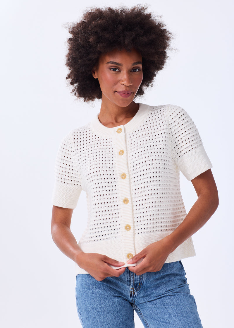 The Cotton Crochet Cardigan