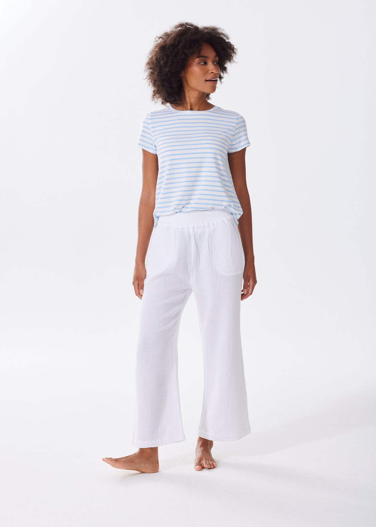 The Organic Cotton Cloud Pant - Double Gauze - Discontinued Fabric