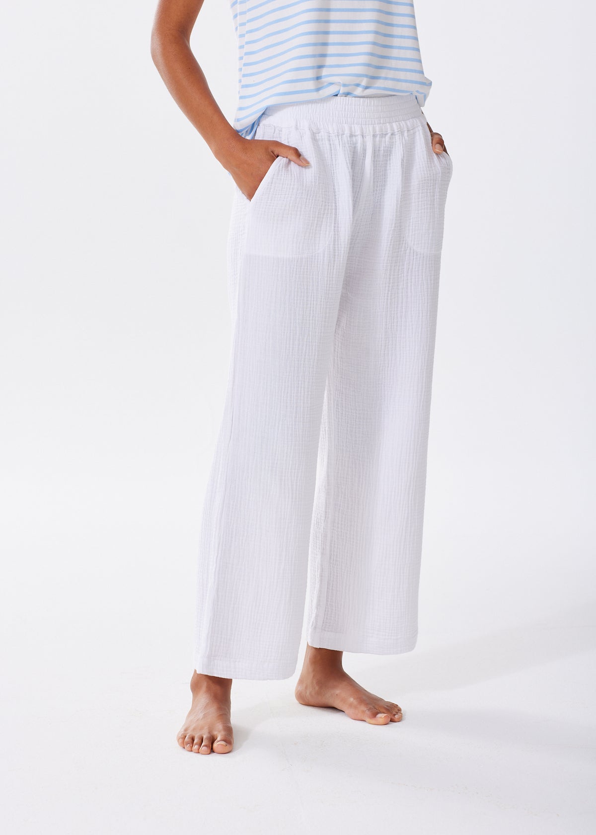 The Organic Cotton Cloud Pant - Double Gauze - Discontinued Fabric