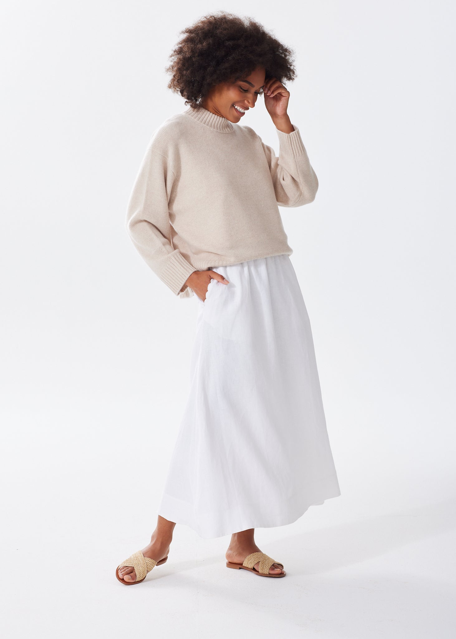The Linen Maxi Skirt – Alice Walk