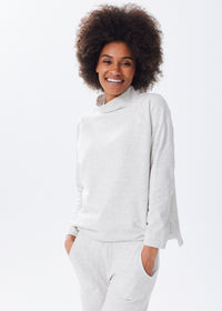 The Mock Neck Sweatshirt