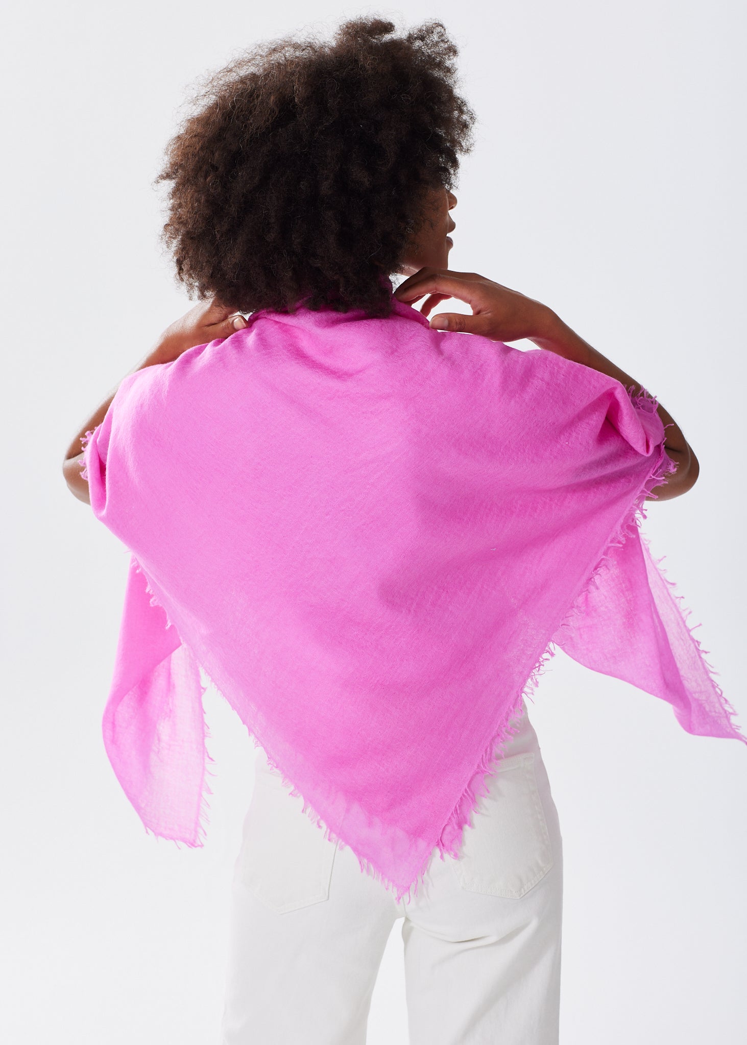 Women's Lightweight Cashmere Gauze Scarf Shawl – Alice Walk