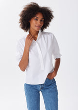 The Short Sleeve Ruffle Blouse