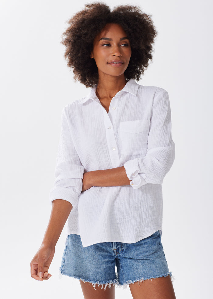 The Organic Cotton Cloud Top - Double Gauze