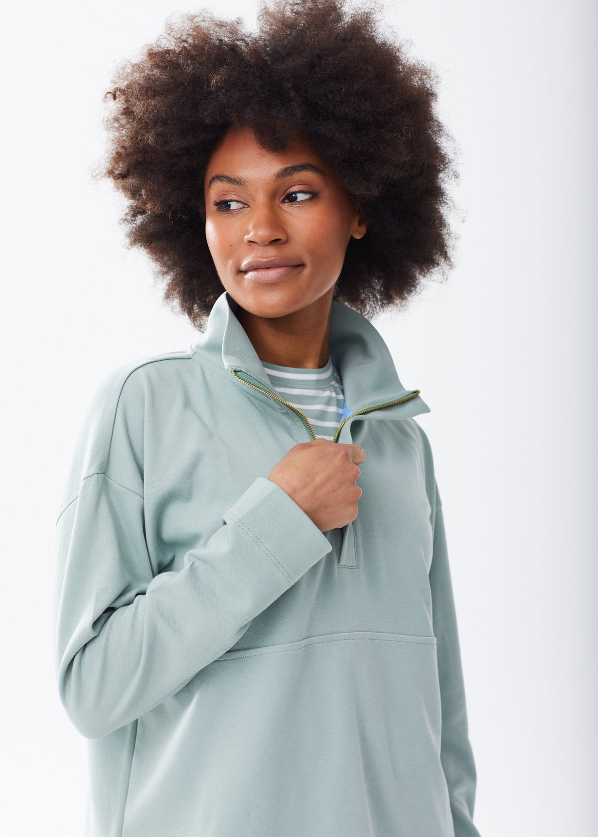The Zip-Up Sweatshirt - Discontinued Color