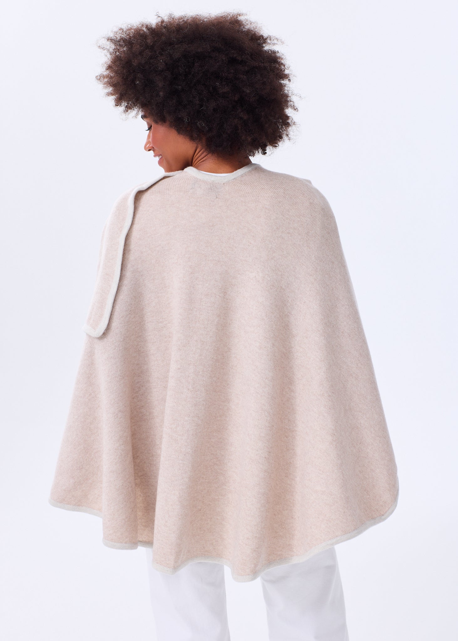 ウールKNIT CAPE Wool Poncho: Winter Surf – Oh So Boho Cape Town
