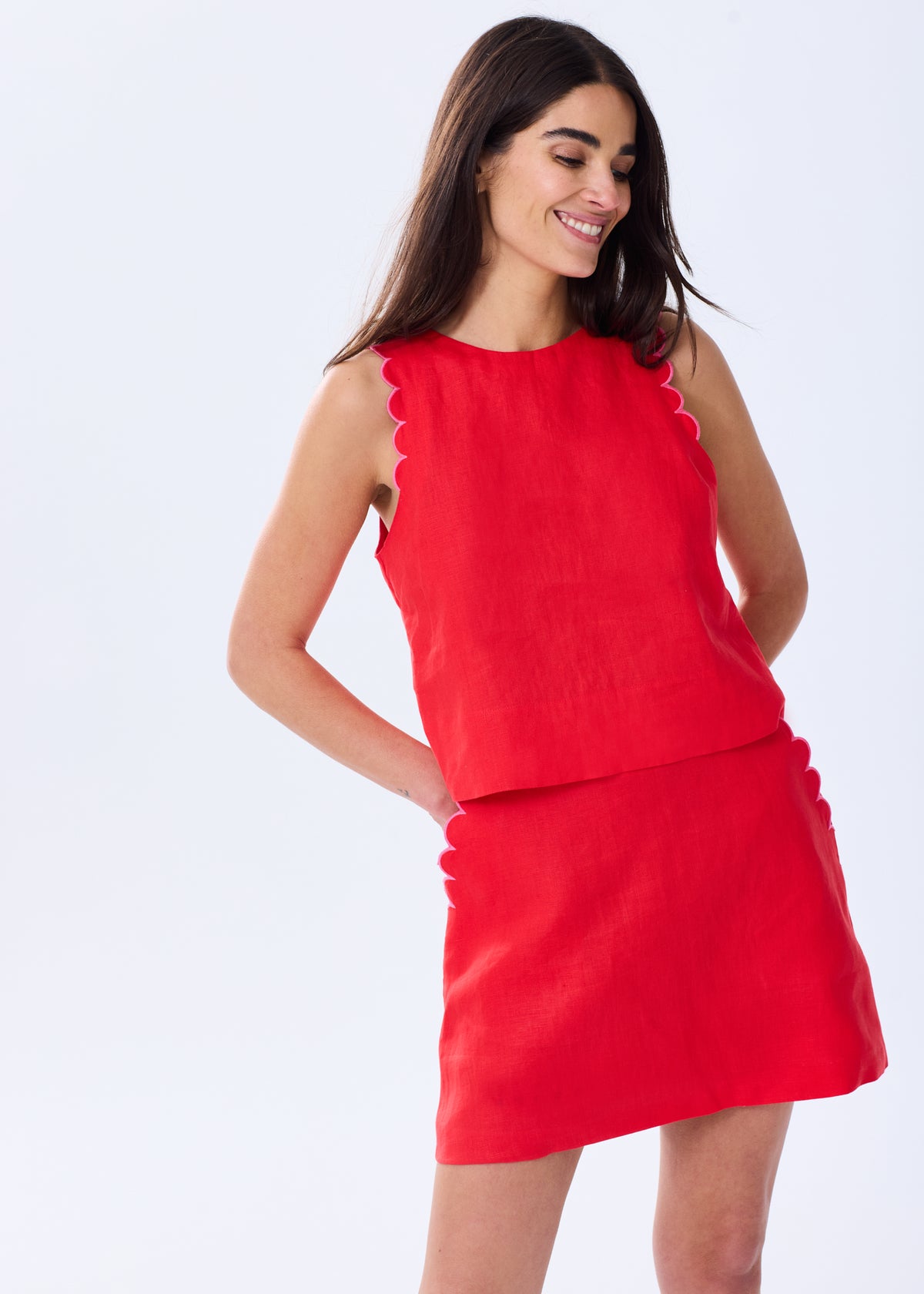 The Linen A-Line Skirt