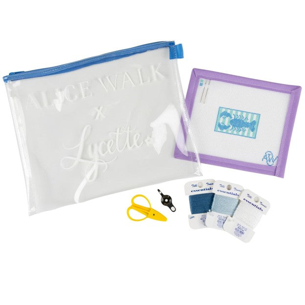 Lycette x AW Needlepoint Kit - Mini Lobster Canvas