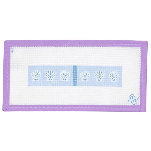 Lycette x AW Needlepoint Kit - Shell Key Fob Canvas