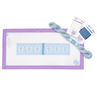 Lycette x AW Needlepoint Kit - Shell Key Fob Canvas