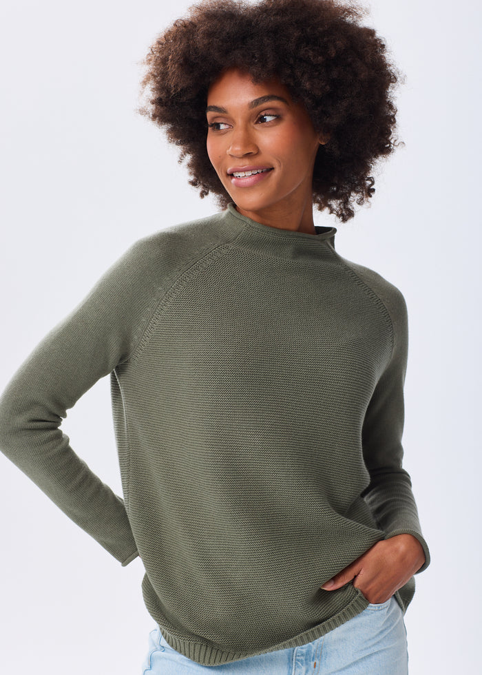 The Cotton Mock Neck