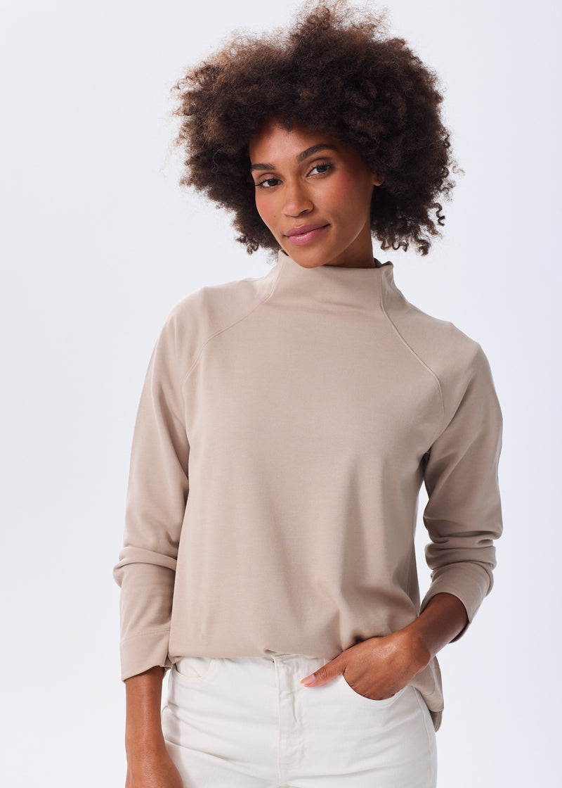 The Mock Neck Sweatshirt