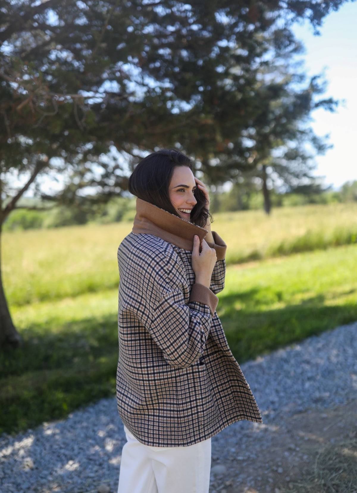 The Plaid Car Coat