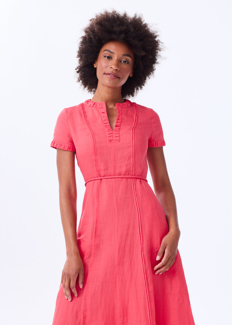 The Paneled Ramie Dress