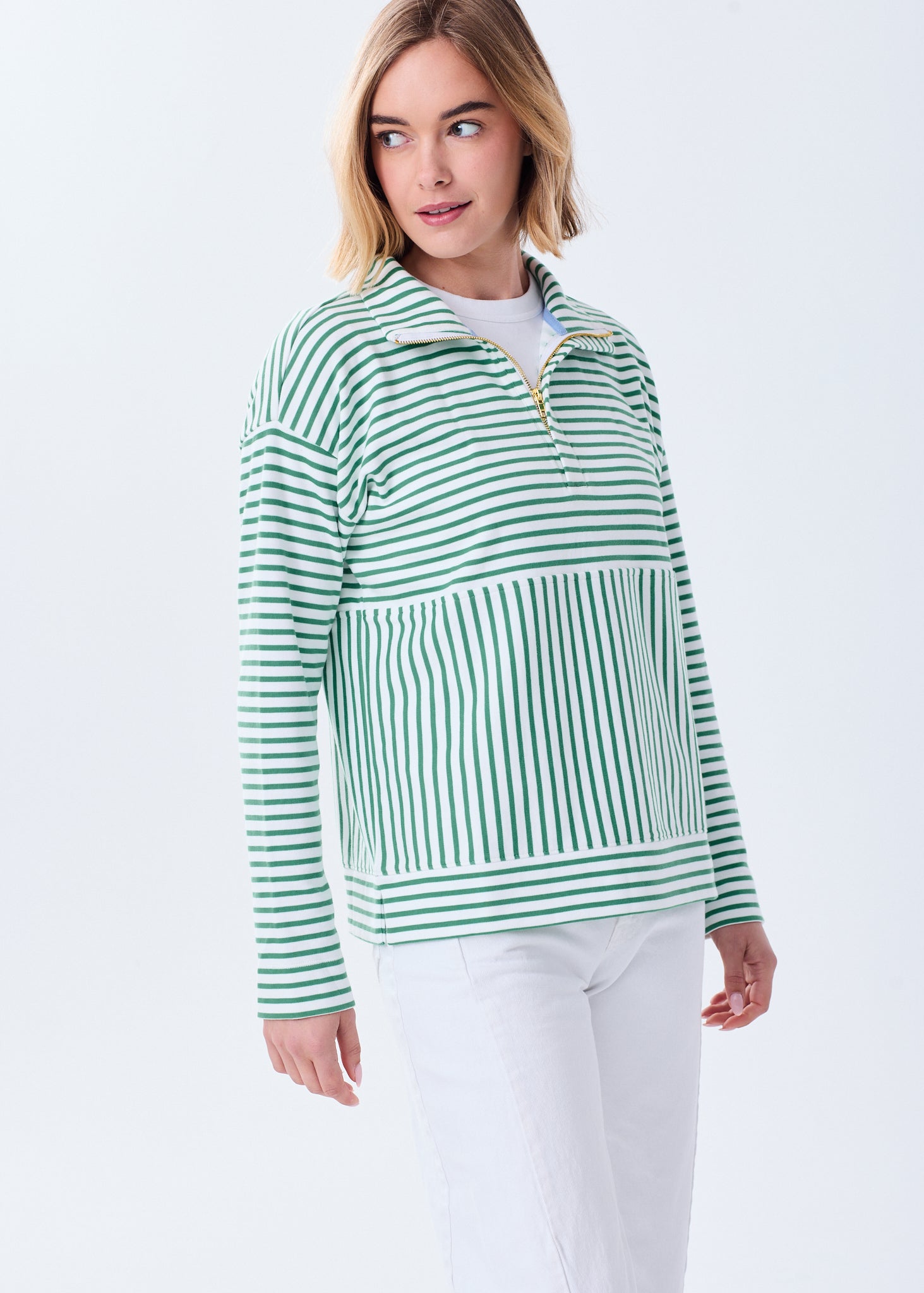 Women's Super Soft Collared Zip-Up Sweatshirt – Alice Walk