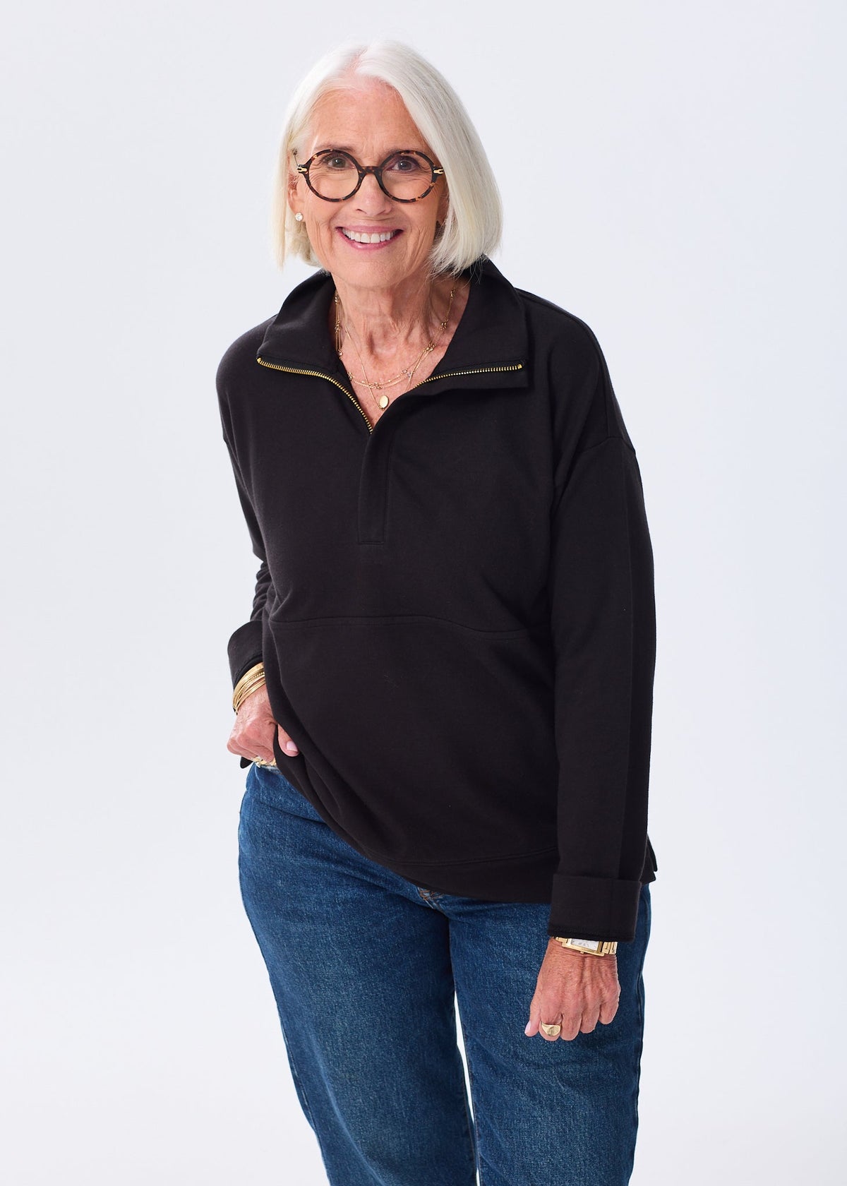 The Zip-Up Sweatshirt - Discontinued Color