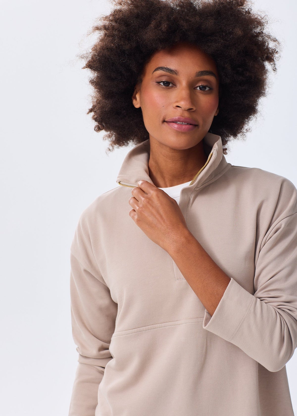 The Zip-Up Sweatshirt - Discontinued Color