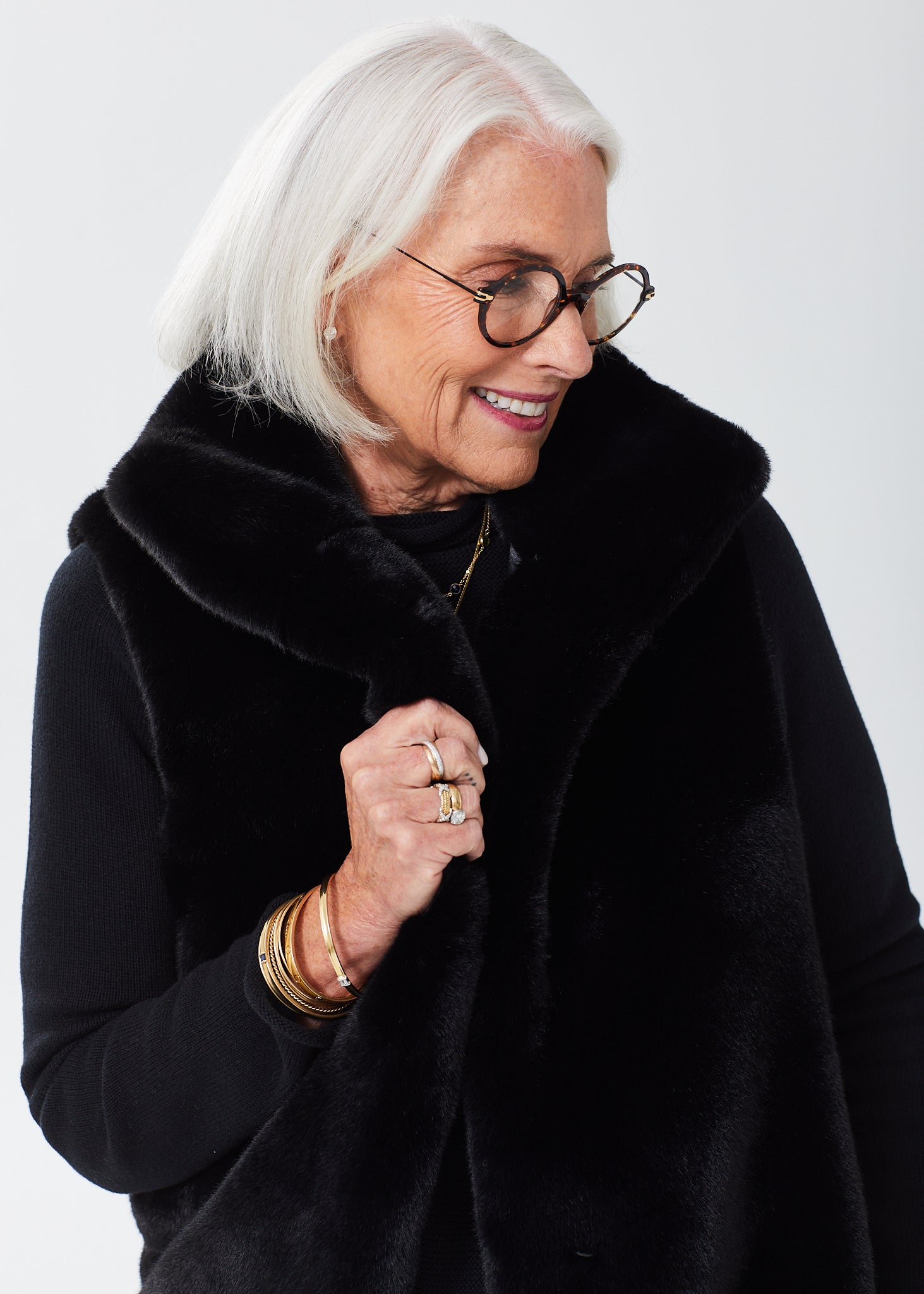 Luxury Faux Fur Vest – Alice Walk