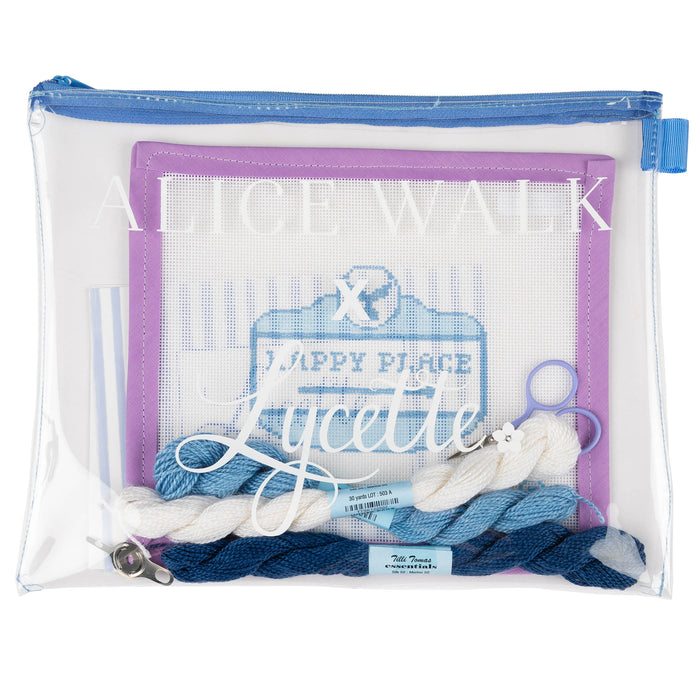 Lycette x AW Needlepoint Kit - “Happy Place” Nantucket Sign
