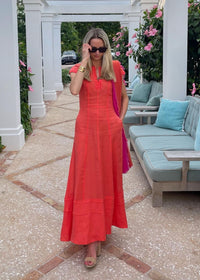 The Paneled Ramie Dress - Discontinued Style
