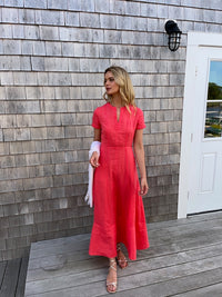 The Paneled Ramie Dress - Discontinued Style